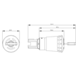 3SU1050-1HV20-0AA0 Siemens Not-Halt- Pilzdrucktaster, 22mm, rund, Metall, ho Produktbild Additional View 2 S