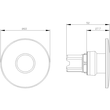 3SU1051-1CD00-0AA0 Siemens Pilzdrucktaster, beleuchtet, 22mm, rund Produktbild Additional View 2 S