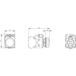 3SU1103-6AA40-3AA0 Siemens Leuchtmelder, 22mm, rund, Kunststoff, grün, Linse, gl Produktbild Additional View 3 S