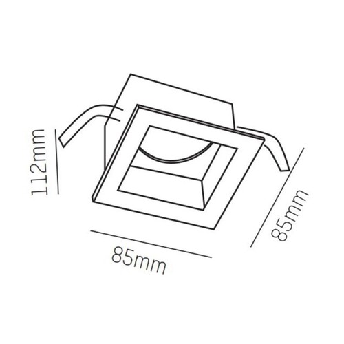 305-1440w Tecnico VISIBLE II HV EB STRAHLER weiß  1x QPAR 16 50W GU10 Produktbild Additional View 1 L