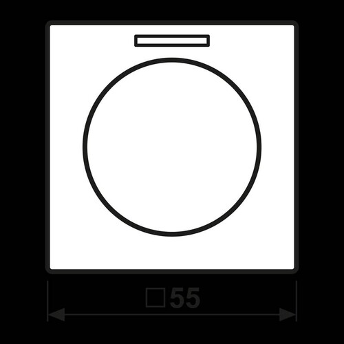 A1540KO5MO Jung Abdeckung mit Lichtleiter fÃŒr KNX Drehs. Produktbild Additional View 1 L