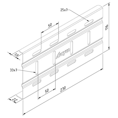 12635 TRAYCO CT110-JLS-PG H110 Verbinder große Spannweite Produktbild Additional View 3 L