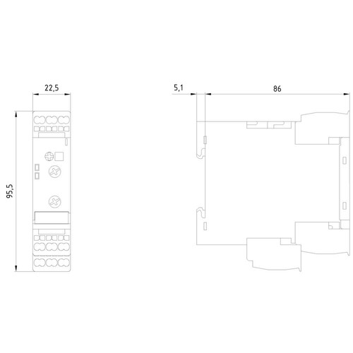 3UG4832-2AA40 Siemens Überwachungsrelais, digital, Spannungsü Produktbild Additional View 3 L