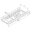 13331 Trayco CTI60-500-10-3PG Kabelrinne 60x500 Produktbild Additional View 2 S