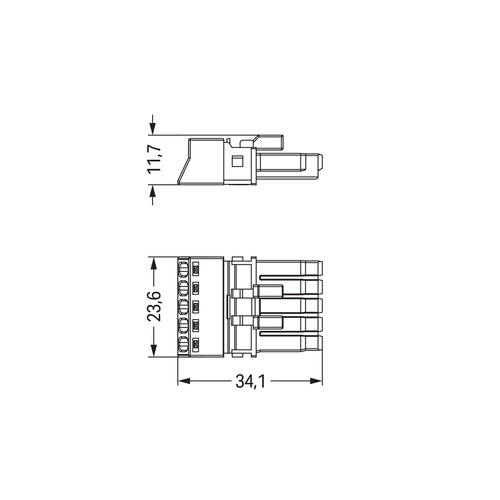 890-205 Wago Buchse Produktbild Additional View 1 L