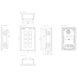 6AV3688-3AY36-0AX0 Siemens HMI KP8 PN Key Panel, 8 Kurzhubtasten mit mehrfarb Produktbild Additional View 2 S