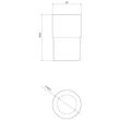 8WD4308-0DF Siemens Adapter für Anschlusselement Rohrmontage mit NPT Ge Produktbild Additional View 2 S