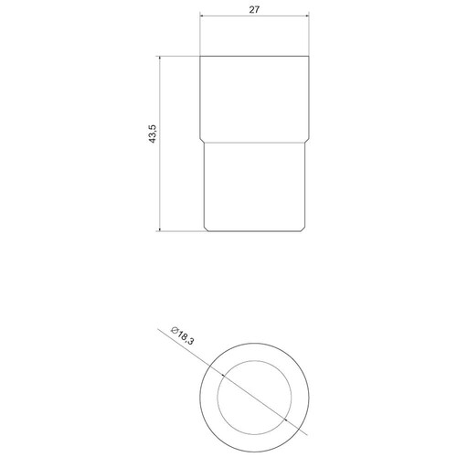 8WD4308-0DF Siemens Adapter für Anschlusselement Rohrmontage mit NPT Ge Produktbild Additional View 2 L