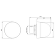 8WD5320-0CE Siemens Einbauleuchte Blitzlichtelement 24V Produktbild Additional View 3 S