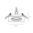 8-42367hv Tecnico SERIE 4236 HV EB STRAHLER weiß  1x QPAR 16 50W GU10 Produktbild Additional View 1 S