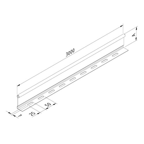 12034 Trayco CT110 D 3PG Trennsteg Divider Produktbild Additional View 2 L