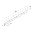 11770 Trayco CT85 D 3PG Kabelrinne Trennsteg Divider Produktbild 2 S