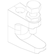 10220 Trayco FCI R08 EG Trägerklammer Gewindestange   Flange Clamp I profile Produktbild Additional View 3 S