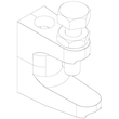 10221 Trayco FCI R10 EG Trägerklammer Gewindestange   Flange Clamp I profile Produktbild Additional View 3 S