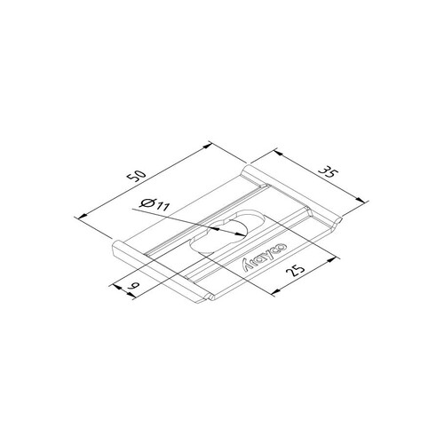 13319 Trayco MT FB PG Gitterrinnen Befestigungsbügel für Wandausleger Produktbild Additional View 3 L