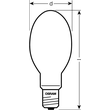 4052899418226 Osram NAV-E 150W Super 4Y E40 RWL 1 Natriumdampflampe Produktbild Additional View 2 S