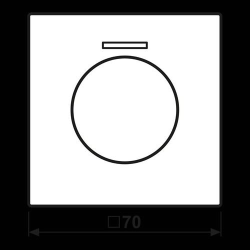 ES1940KO5 Jung Abd.m.Lichtleiter f.KNX Drehs. Produktbild Additional View 1 L