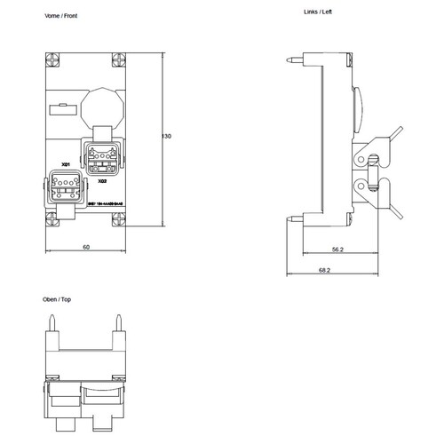 6ES7194-4AA00-0AA0 Siemens SIMATIC ET 200pro CM IM DP ECOFAST Cu Produktbild Additional View 3 L