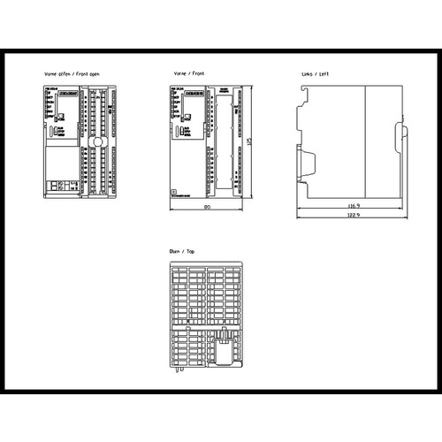 6ES7352-5AH01-0AE0 Siemens SIMATIC S7- 300 FM 352-5 High Speed Boolean Process Produktbild Additional View 2 L