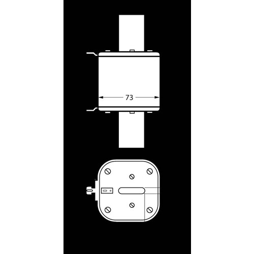 3NE1437-2 Siemens SITOR- Sicherungseinsatz,mit Messerkontakten,  Produktbild Additional View 2 L