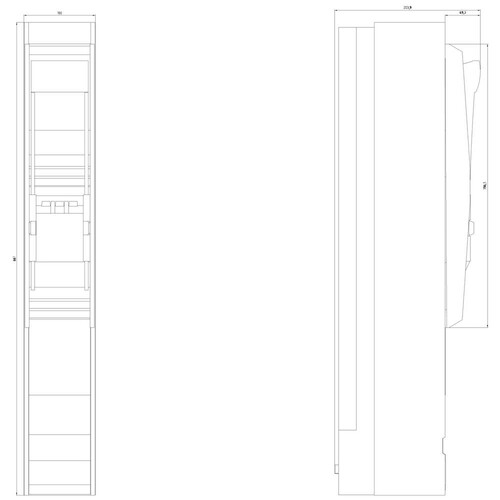 3NJ4123-3BF11 Siemens Sicherungslasttrennleiste 3-polig schal Produktbild Additional View 2 L