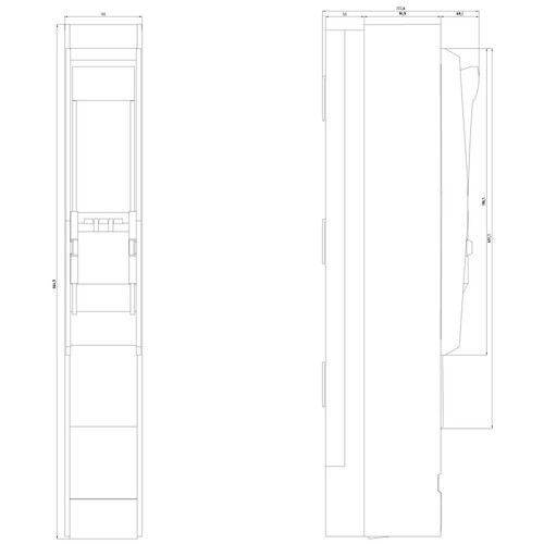 3NJ4123-3BT01 Siemens Sicherungslasttrennleiste 3-polig schal Produktbild Additional View 2 L