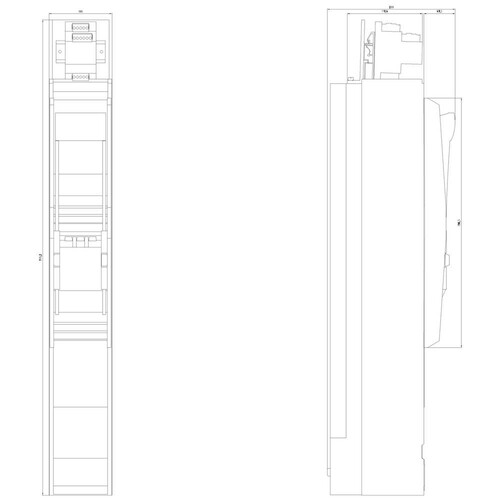 3NJ4143-3CF11 Siemens Sicherungslasttrennleiste 3-polig schal Produktbild Additional View 2 L