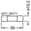 3NW1200-0HG Siemens SENTRON, Zylindersicherungseinsatz, Class CC, 20 Produktbild Additional View 2 S