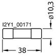 3NW3080-0HG Siemens SENTRON, Zylindersicherungseinsatz, Class CC, 8  Produktbild Additional View 2 S