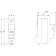 3NW7014-4 Siemens SENTRON, Zylindersicherungshalter, 10x38 mm, 1-p Produktbild Additional View 2 S