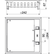 7405083 Obo GES9 3S U 7011 Geräteeinsatz für Universalmontage  Polycarbonat/Acry Produktbild Additional View 1 S