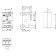 3VA22166KP320AA0 Siemens Leistungsschalter 3VA2 IEC Frame 250 Sc Produktbild Additional View 3 S