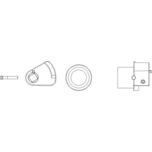 3VA9980-0LF40 Siemens Adapter Zylinderschloss Zubehör für: Einschubei Produktbild Additional View 2 L