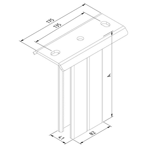 10242 Trayco P82 0400 DG Hängestiel   Pendant Produktbild Front View L