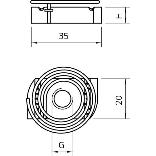 1147314 Obo MS41SNF M10 F Gleitmutter mit Feder für Profilschiene MS4121/4141 Produktbild Additional View 1 L