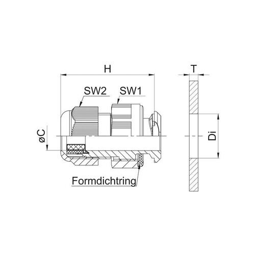 K344-1020-00 Jacob Perfect Fix Kabelverschraubung M20 Produktbild Additional View 1 L