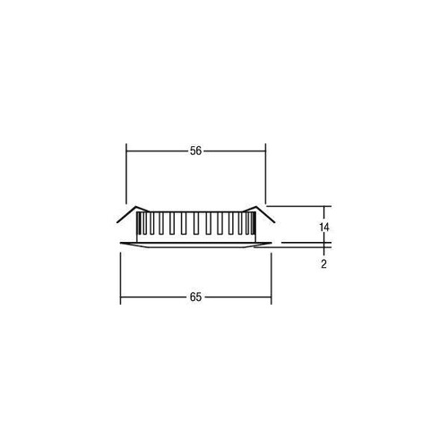 12109153 Brumberg Möbeleinbaustrahler LED 12VDC 3,4W 3000K Produktbild Additional View 1 L