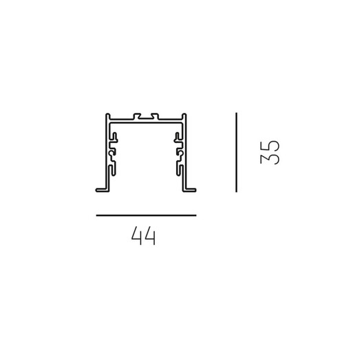 577-41108 Molto Luce Ride Profil alu 2m Produktbild Additional View 1 L