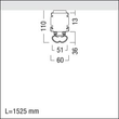 42184966 Zumtobel ZX2B Lichtleiste L1525 LED8000-840 EVG WH 62,1W Produktbild Additional View 1 S