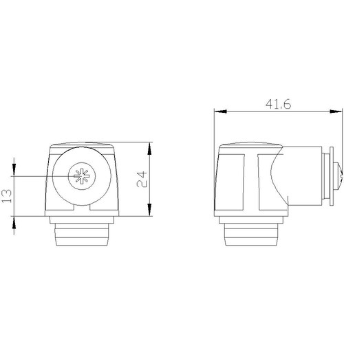 3SE5000-0AK00 Siemens Schwenkantrieb Kunststoff für Positionsschalter 3SE52  Produktbild Additional View 1 L