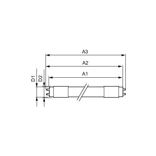 68708600 Philips MAS LEDtube 900mm HO 12W 840 T8 KVG/VVG 1575lm G13 Produktbild Additional View 3 L