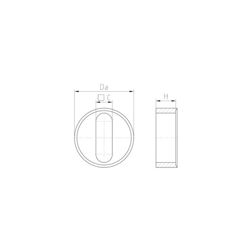 WJ-DM 32FK1 Jacob Flachkabeldichtring M32 Produktbild Additional View 1 L