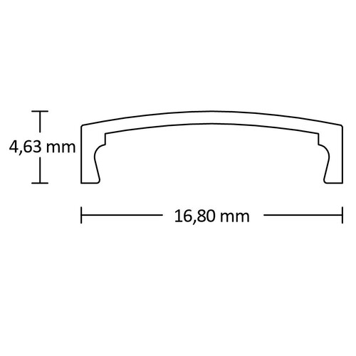 112868 Isoled Abdeckung COVER3 opal/satiniert 200cm für Profil SURF12 Produktbild Additional View 1 L