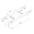 10051 Trayco CL60 RFB 600 DG Steige  und Fallstück CL60   Rising Falling Bend CL Produktbild