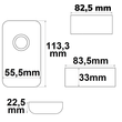 112322 Isoled Wireless touch RGB Controller, schwarz, 12 24V, 432W Produktbild Additional View 1 S