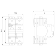 5SG7153 Siemens MINIZED, Lasttrennschalter mit Sicherung, D02, 1 Produktbild Additional View 2 S