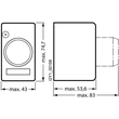 5SH202 Siemens DIAZED-Isolierstoffkappe DII/25A E27 Produktbild Additional View 2 S