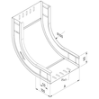 12172 Trayco CT60-RB90-500-DG Kabelrinne Steigestück Produktbild