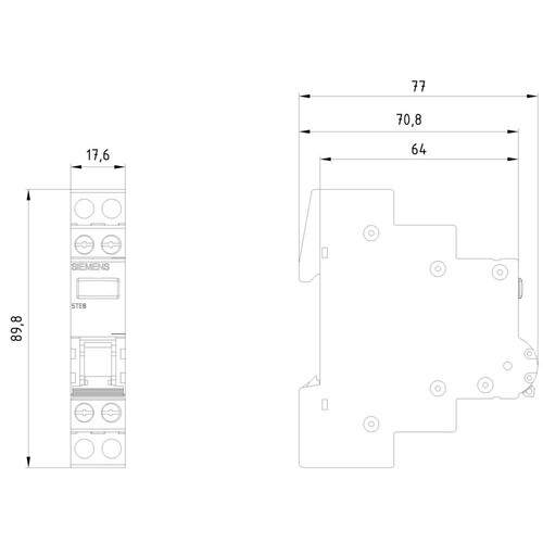 5TE8153 Siemens Wechselschalter 20A 3S 1Ö Produktbild Additional View 2 L