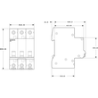 5TL1363-1 Siemens Ausschalter 63A 3- polig, mit rotem Griff Produktbild Additional View 2 S